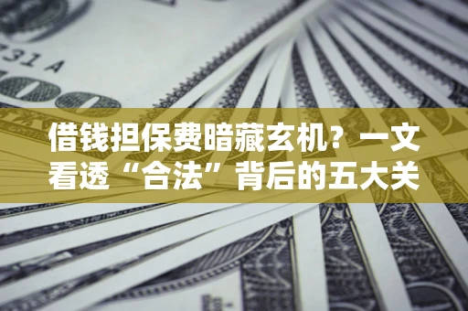 北京借钱担保费暗藏玄机？一文看透“合法”背后的五大关键陷阱