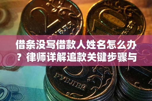 北京借条没写借款人姓名怎么办？律师详解追款关键步骤与证据链构建