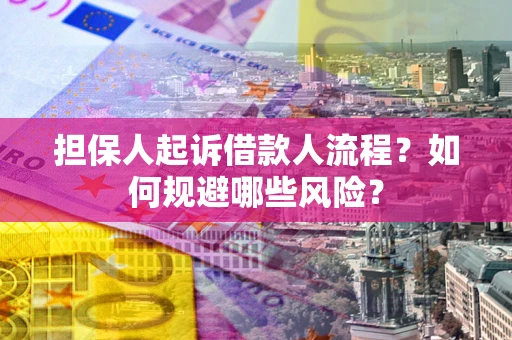 北京担保人起诉借款人流程？如何规避哪些风险？