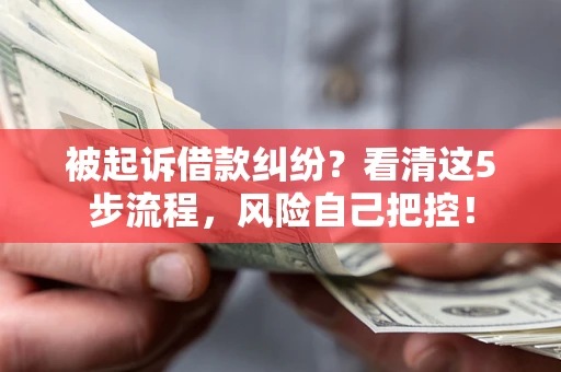 北京被起诉借款纠纷？看清这5步流程，风险自己把控！