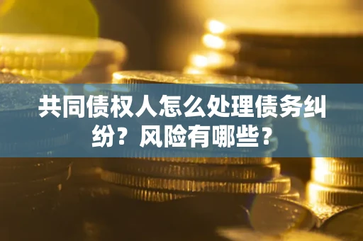北京共同债权人怎么处理债务纠纷？风险有哪些？